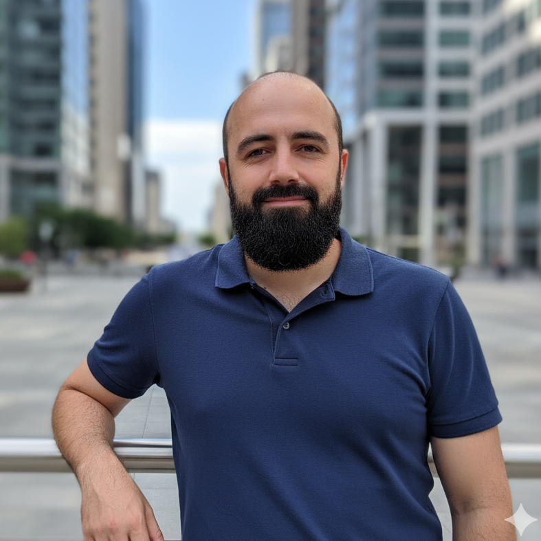 Anton Muraviov working on development projects